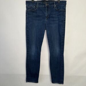 Joes Jeans Womens Size 32 Blue Medium Wash 28" Inseam Straight Leg Stretch
